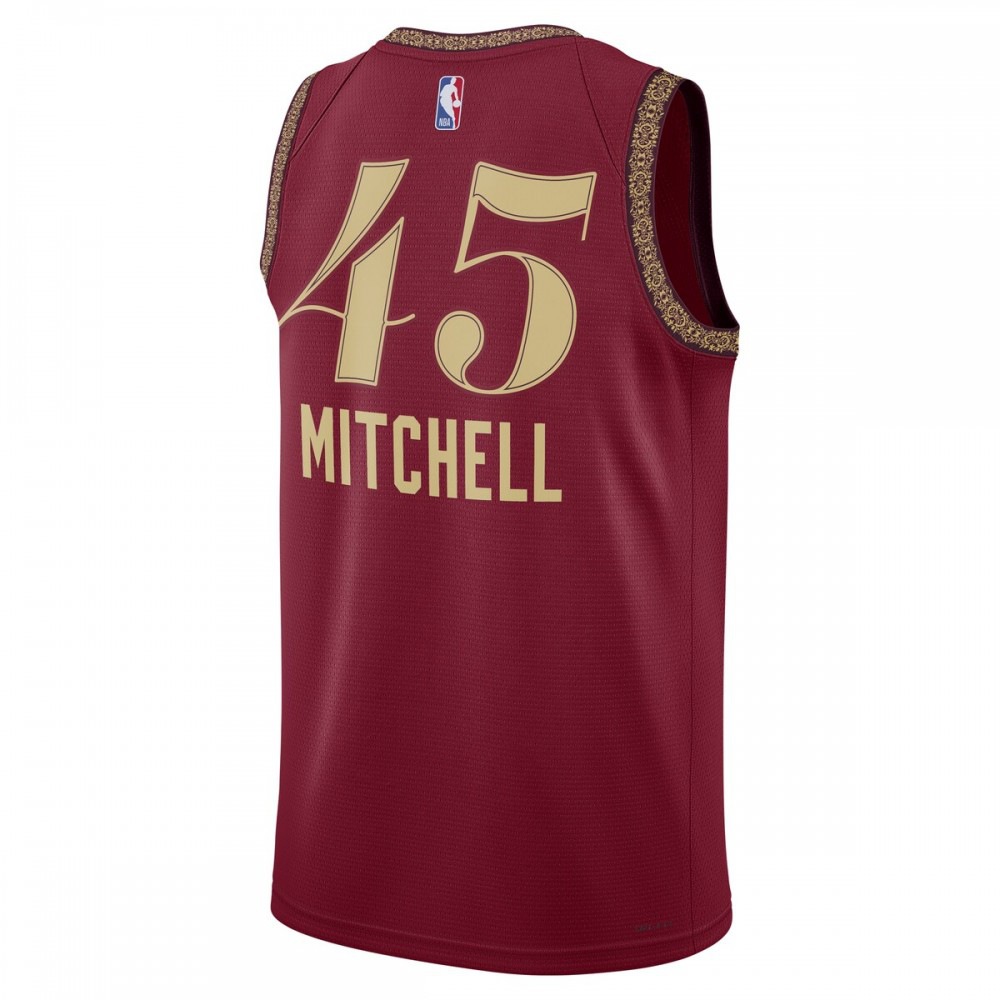 Donovan Mitchell Cleveland Cavaliers Unisex 2023/24 Swingman Jersey - Wine - City Edition-Pro Kit Vault | Brand New 26/27 Sports Jerseys